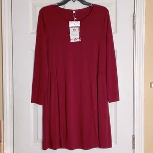 CHARMYI WOMEN LONG SLEEVE DRESS